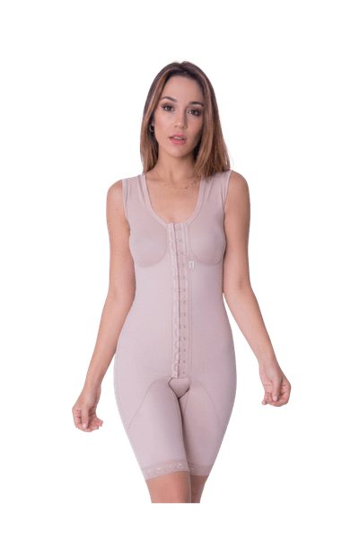 Faja Camiseta con Refuerzo en el Pecho, Short y Cierre Frontal