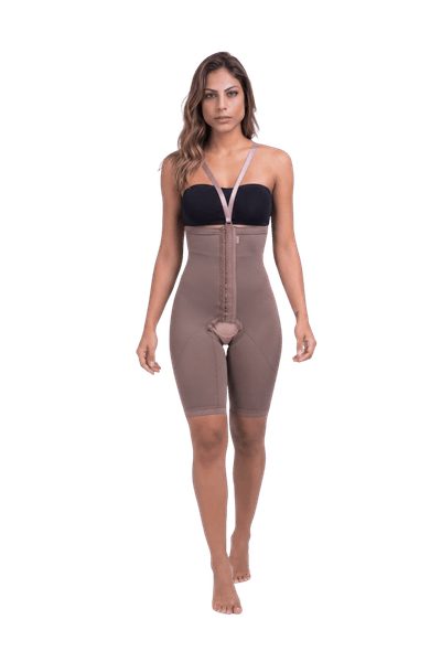 Faja Premium Cintura Alta con Cierre Frontal y Tirantes