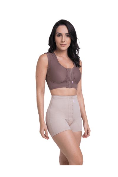 Top Premium Camiseta sin Mangas con Refuerzo y Cierre Frontal