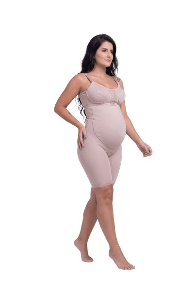 Faja Postparto Cintura Alta, Short con Licra y Refuerzo